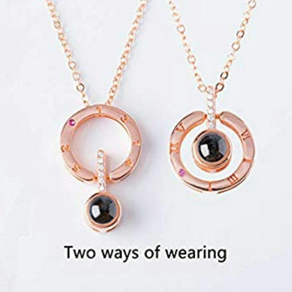 NEW Roman Numeral  Projection Pendant - Picture 3 of 4